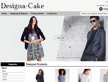 Tablet Screenshot of designa-cake.co.uk